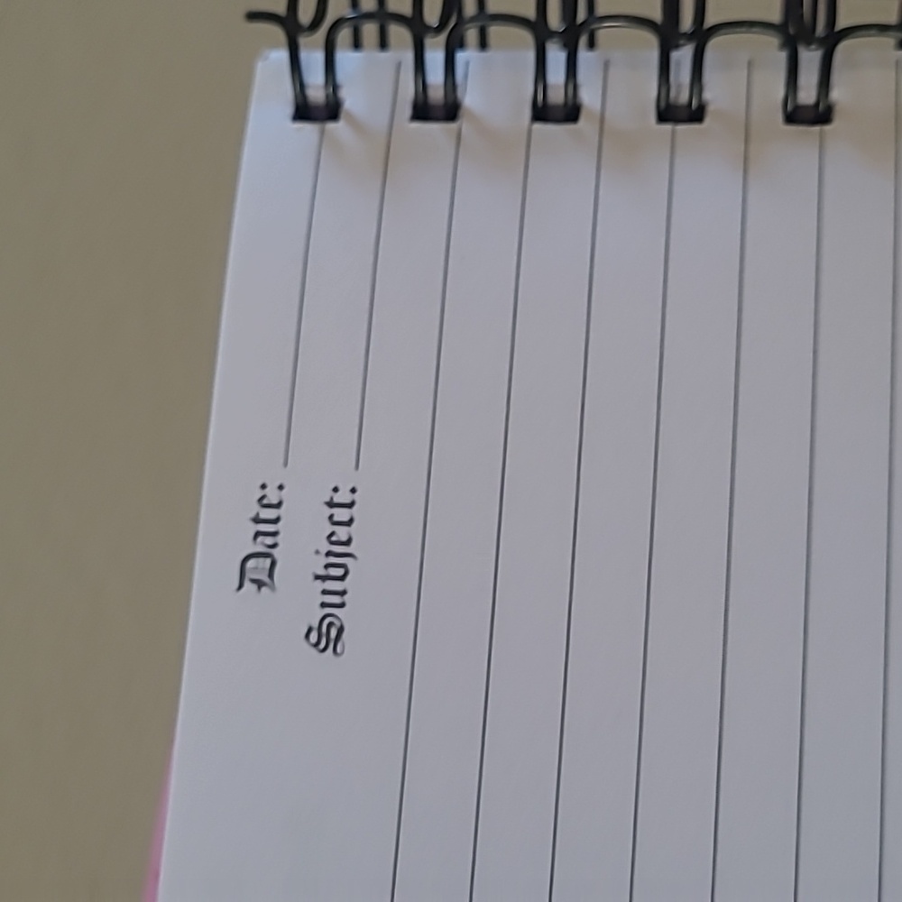 Pink Spiral Journal with Crown Design - Picture 8 of 11